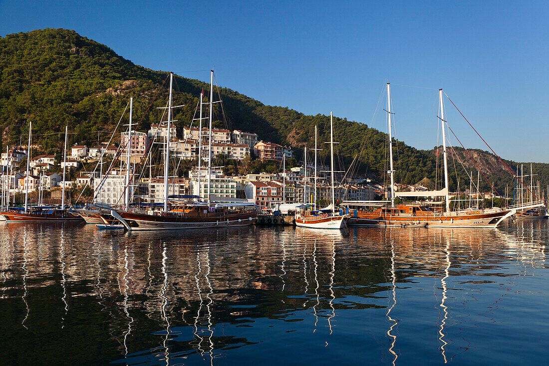 Hafen, Fethiye, lykische Küste, Mittelmeer, Türkei