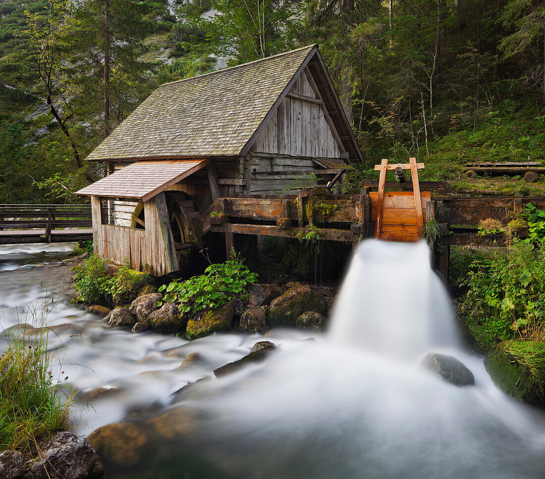 Watermill near Ramsau am Dachstein, Steiermark, Austria