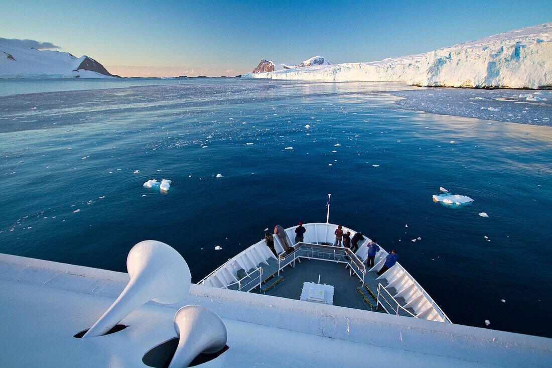 The Lindblad Expedition Ship National Geographic Explorer operating in Antarctica in the austral summer months  MORE INFO Lindblad Expeditions pioneered non-research expedition travel to Antarctica in 1959, and remains one of the premier Antarctic operato