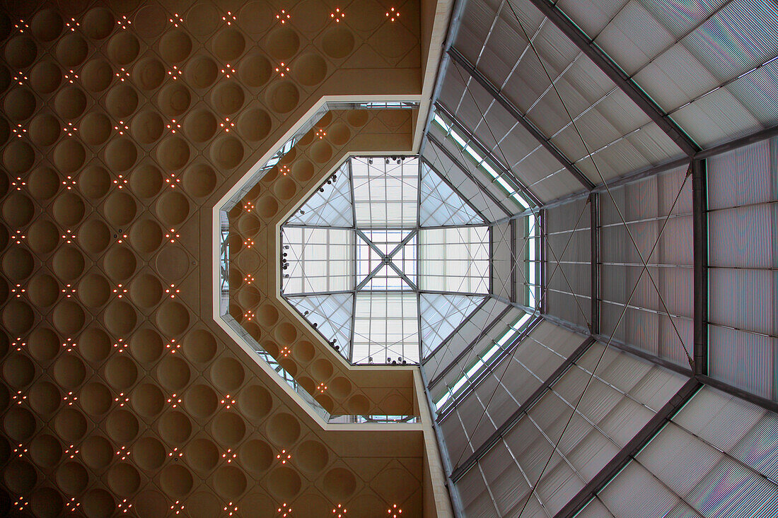 Qatar, Doha, Museum of Islamic Art, interior, I.M. Pei, architect