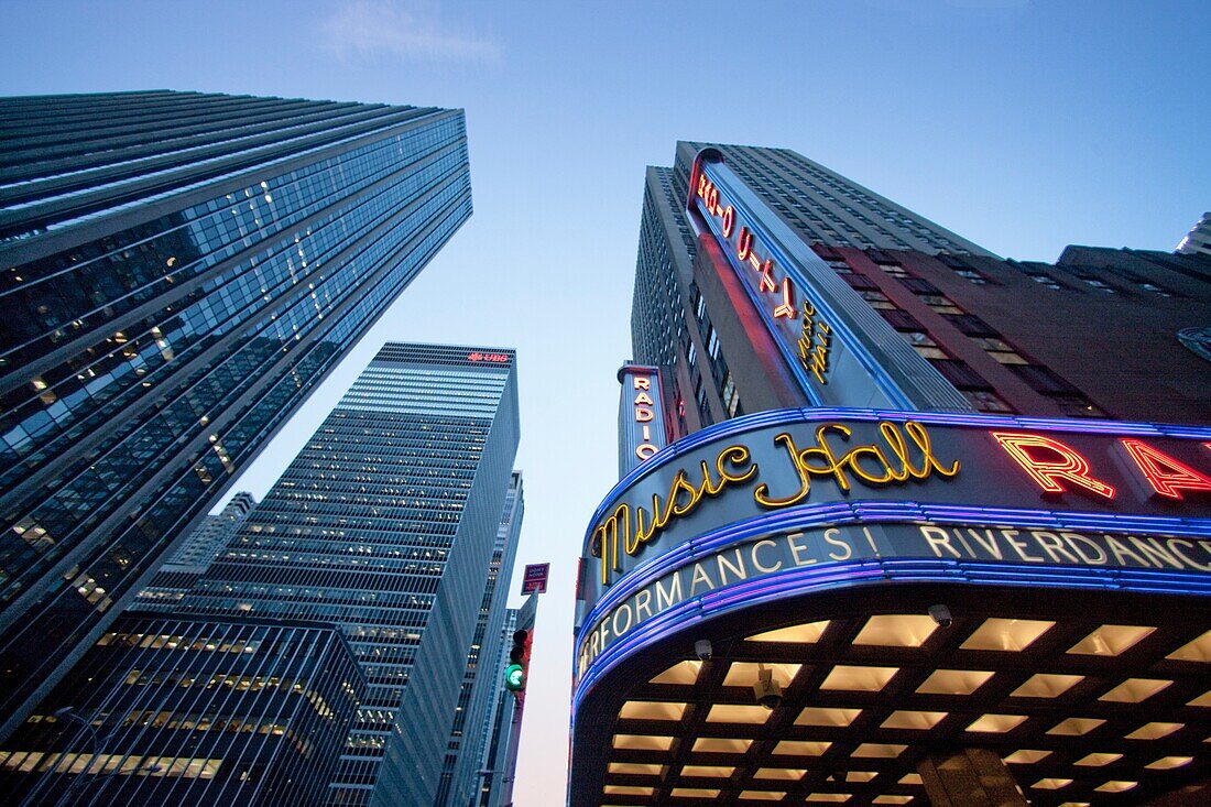 USA- March 2010-New York City-6th. Avenue-Radio City Music hall