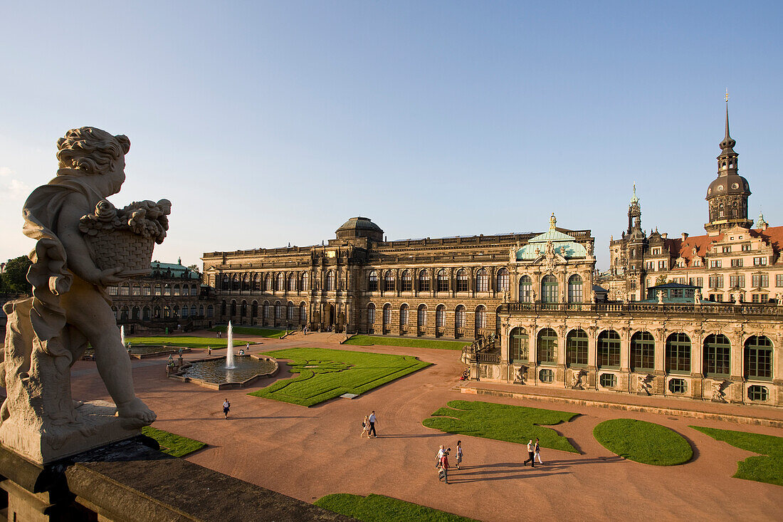 Germany, June 2009 Dresden City Zwinger