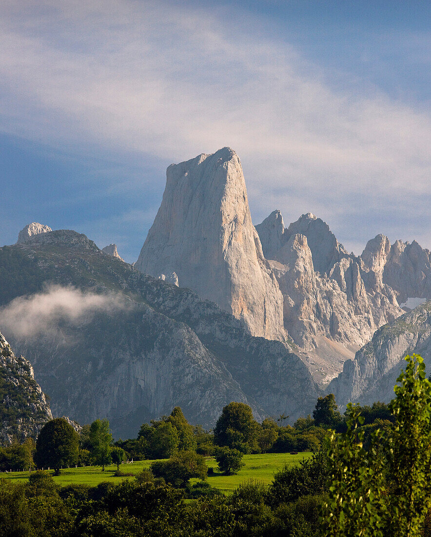 Spain-September 2009 Cantabria Region Picos de Europa National Park Naranjo de Bulnes Peak