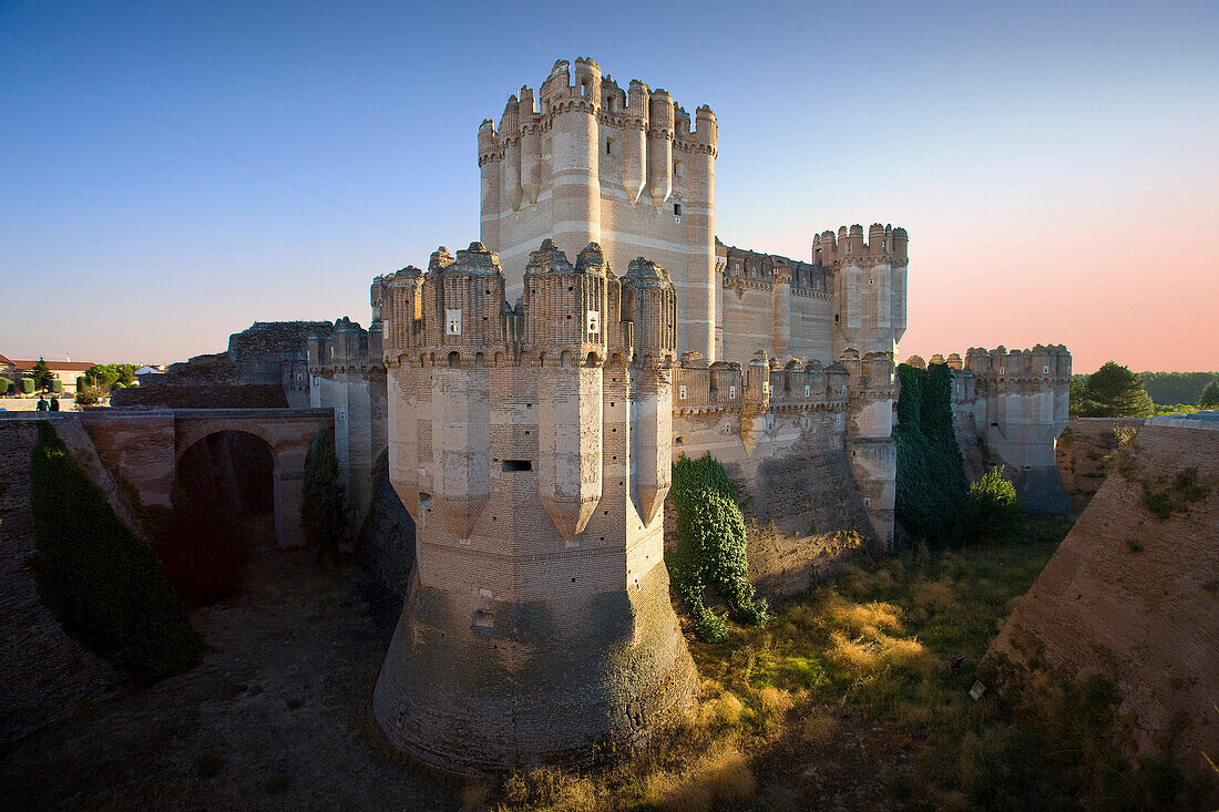 Spain-September 2009 Castilla and Leon Region Coca City Coca Castle