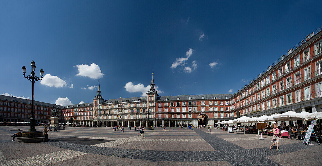 Spain-September 2009 Madrid City Mayor Square