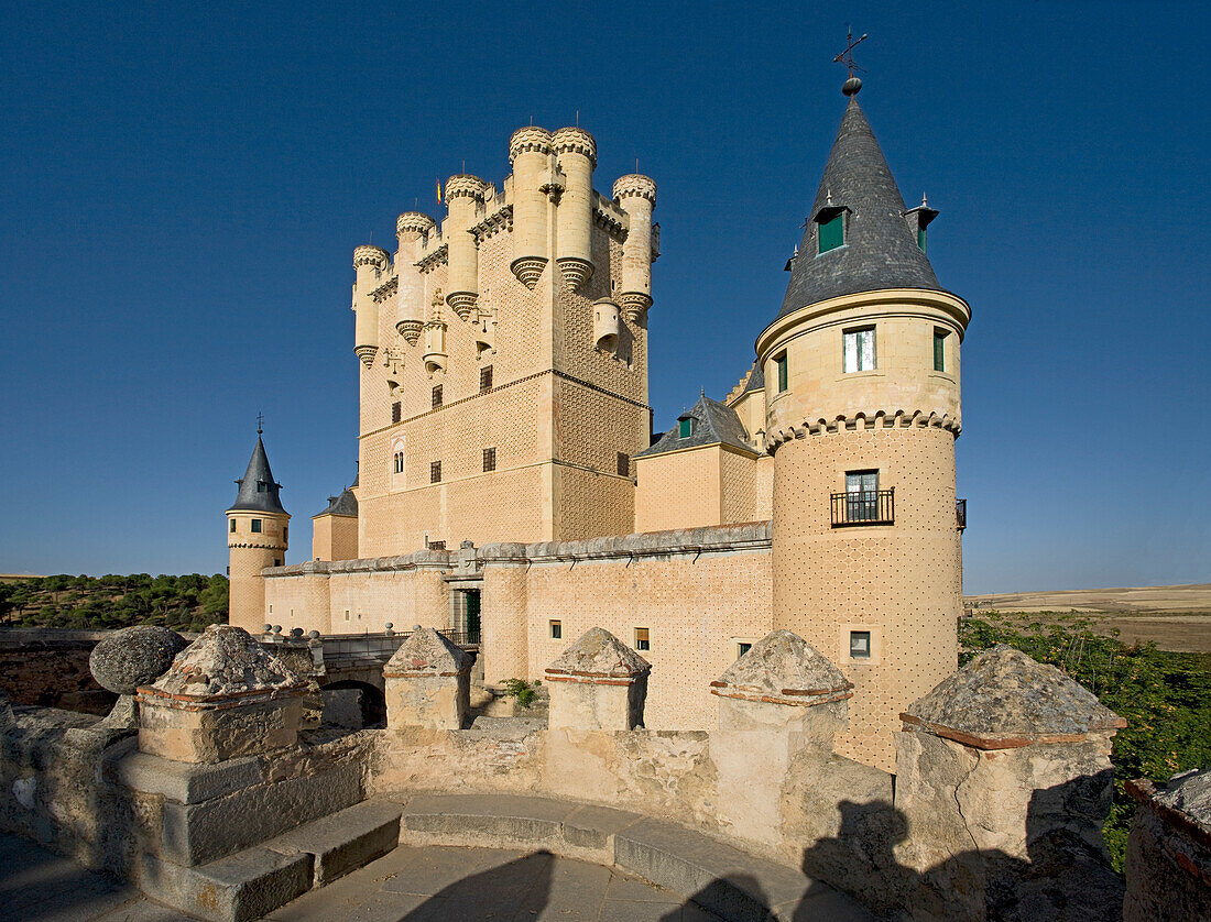 Spain-September 2009 Castilla Leon Region Segovia City The Alcazar Castle (W.H.)