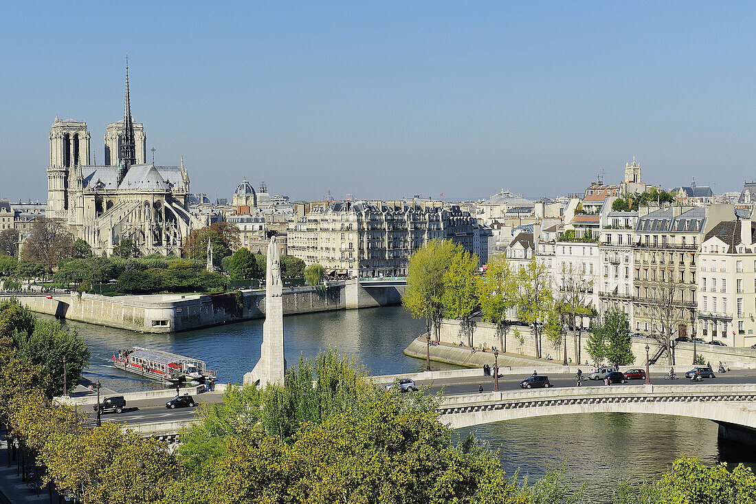 France, Ile-de-France, Capital, Paris, 4th, City center, Notre-Dame