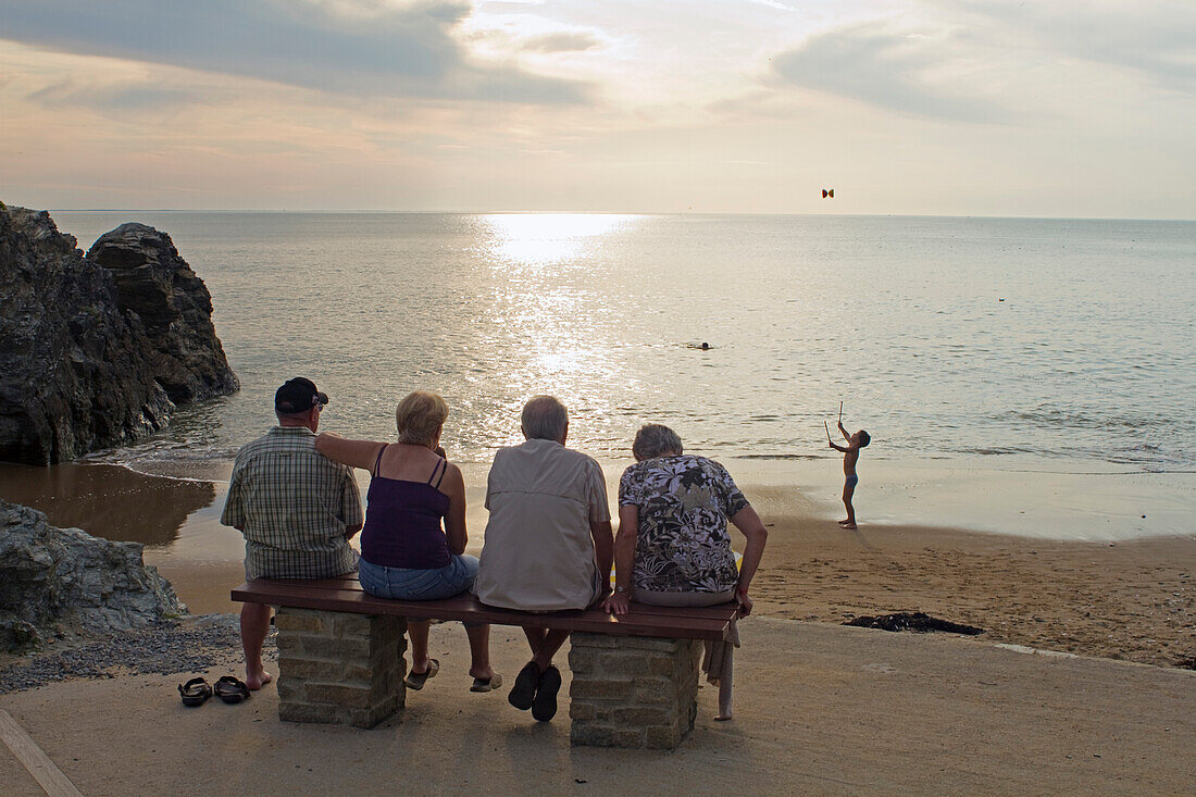 France, La Bernerie en Retz, la Boutinardière beach