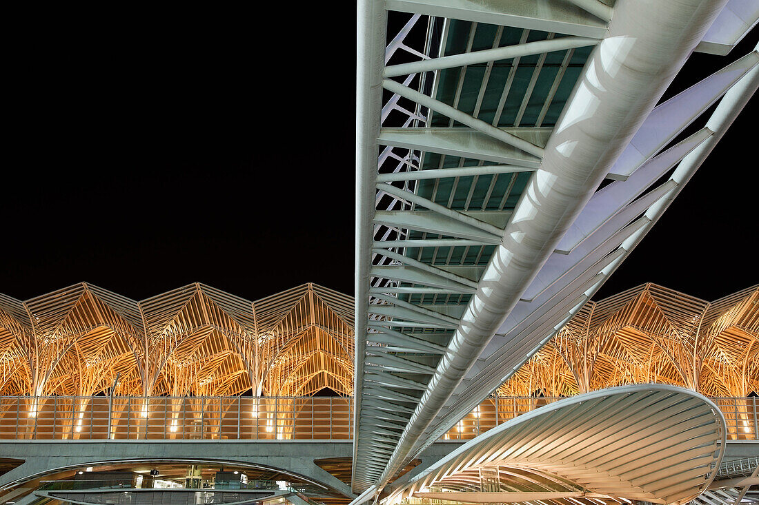Oriente railway station. The Oriente station is the main modern railway station in Lisbon, designed by Santiago Calatrava
