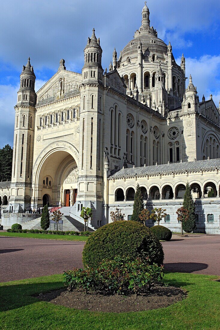 Basilica of St  Therese, Lisieux, Calvados departement, Lower Normandy, France