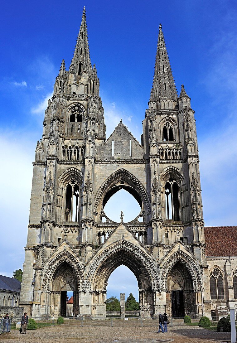 Abbey of St  Jean des Vignes, Soissons, Aisne department, Picardy, France