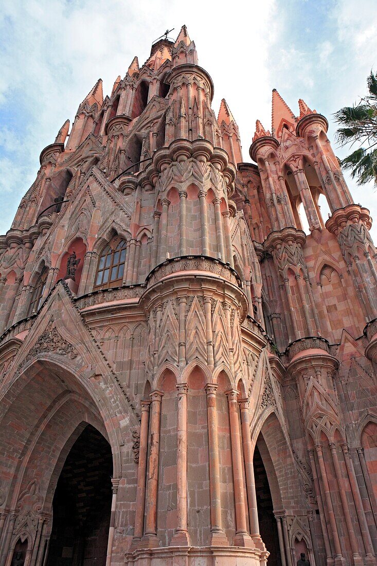 Church San Miguel Arcangel 1880, San Miguel de Allende, state Guanajuato, Mexico