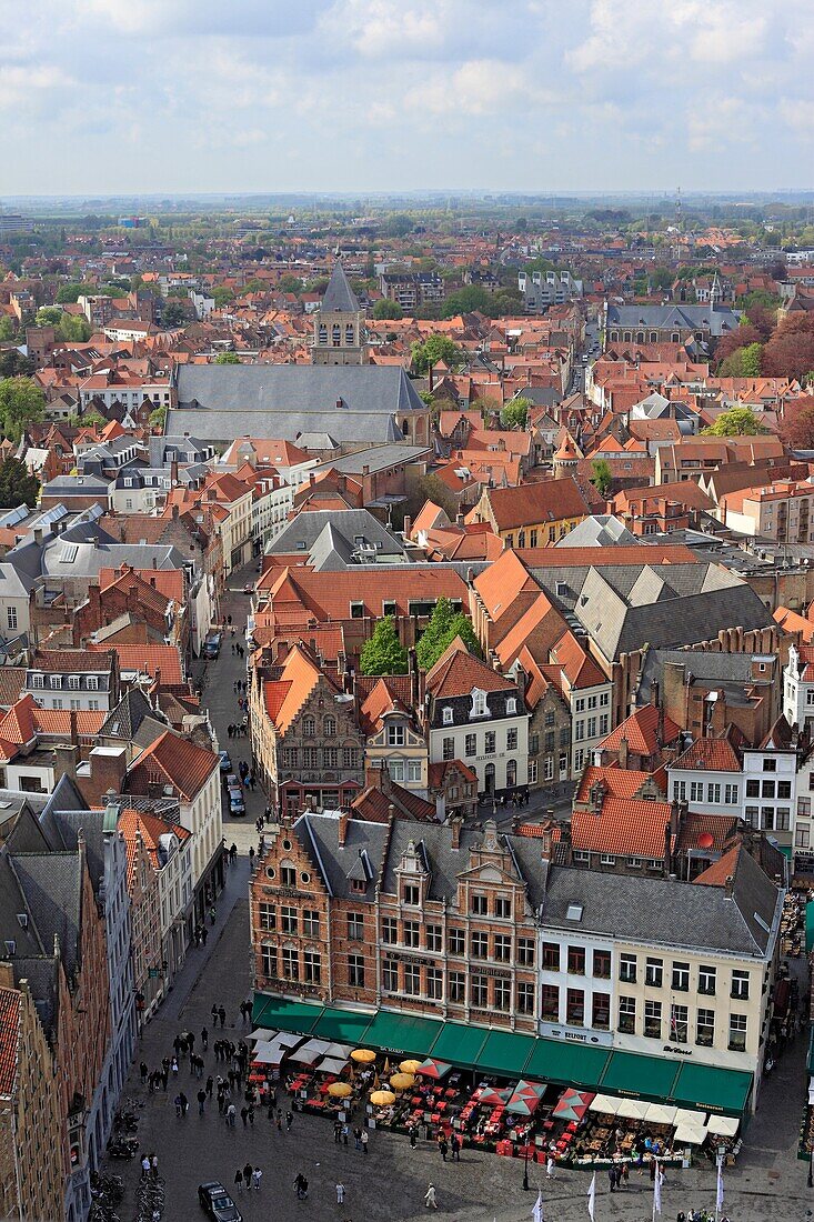 View of Bruges from the Belfry, Belgium