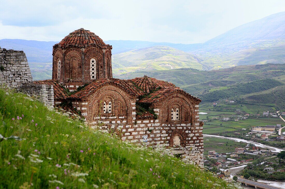 Citadel, St  Trinity church 14 century, Berat, Albania