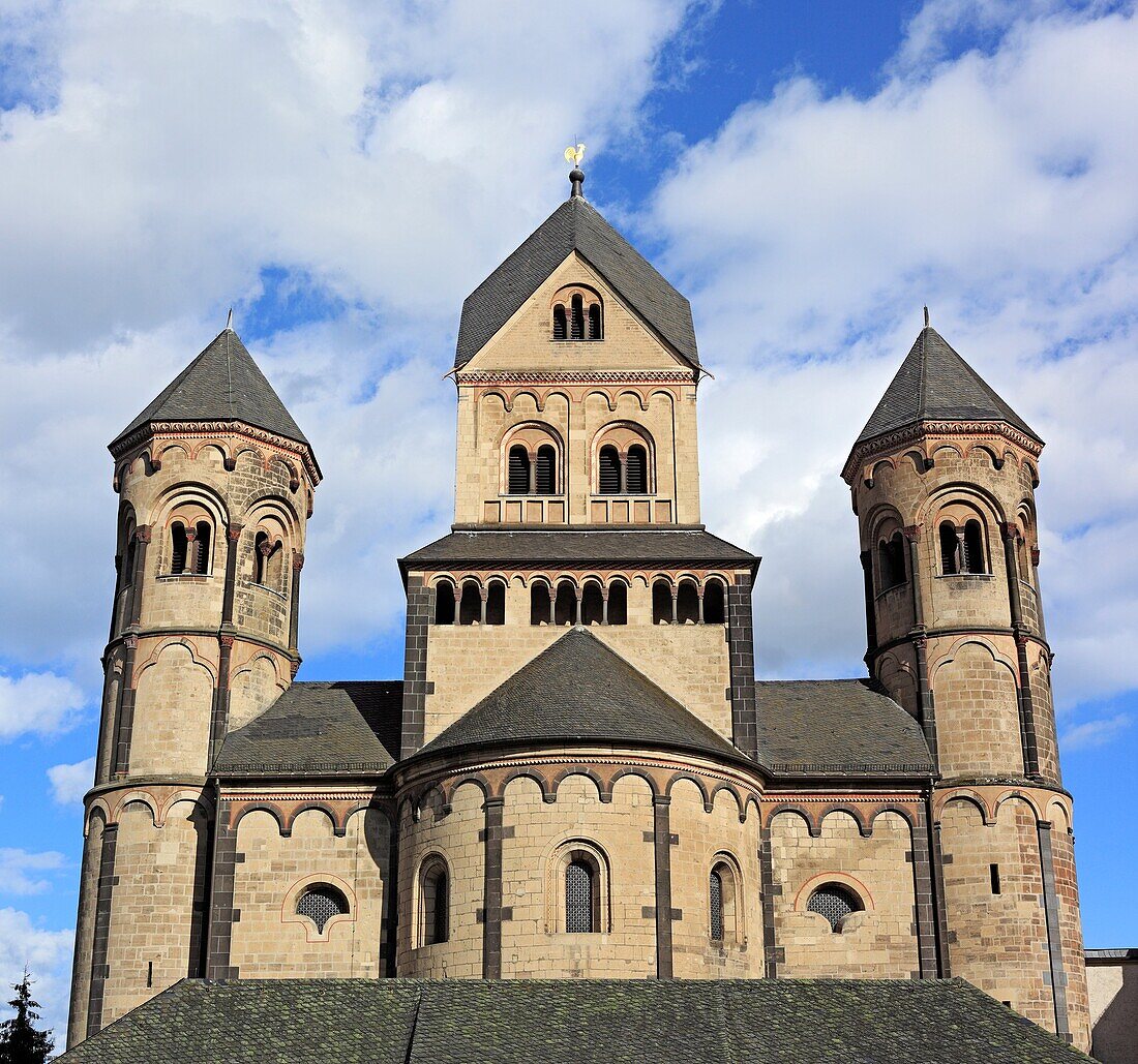 Maria Laach Abbey 12th century, near Andernach, Rhineland Palatinate, Germany