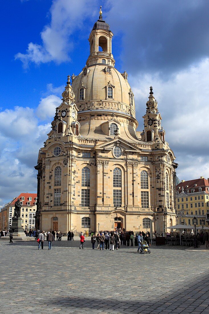 Dresdner Frauenkirche, Dresden, Saxony, Germany