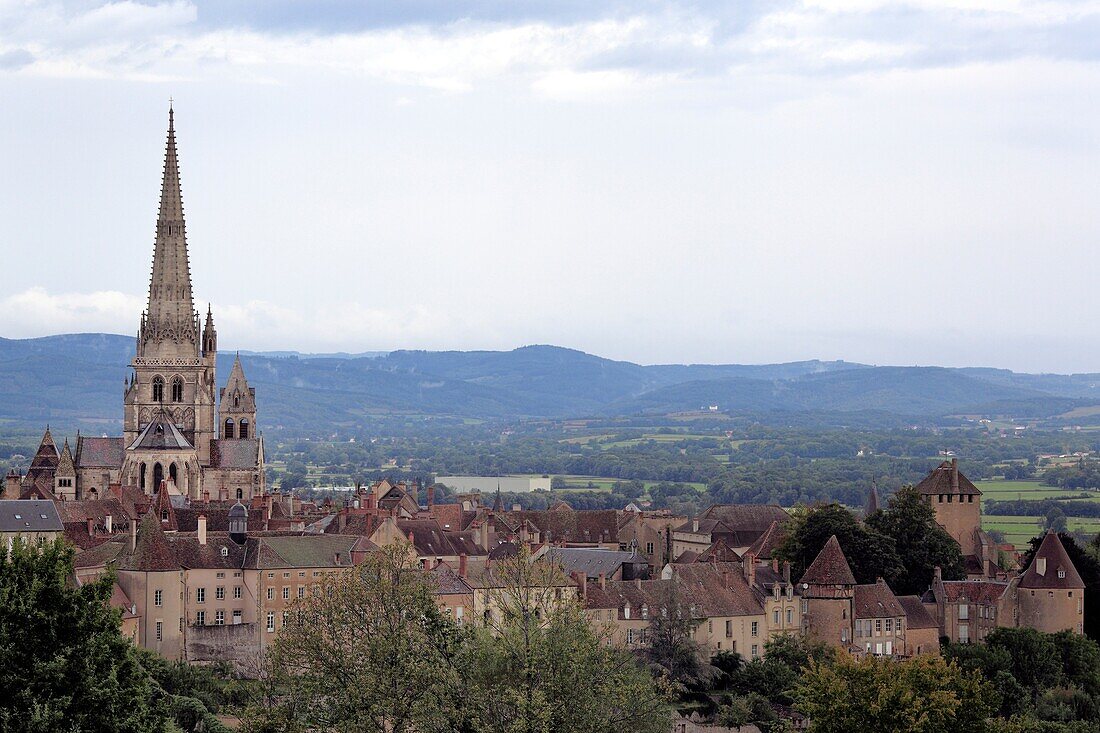 Autun Cathedral, Autun, Saone-et-Loire department, Burgundy, France