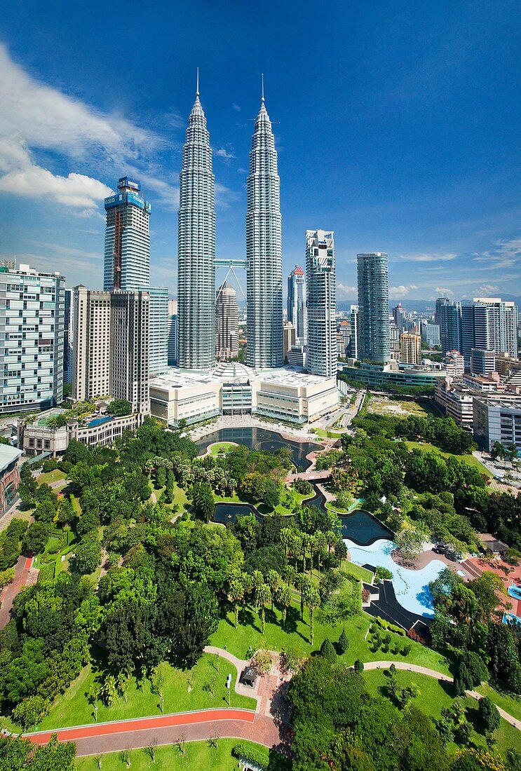 The Petronas Towers, Kuala Lumpur