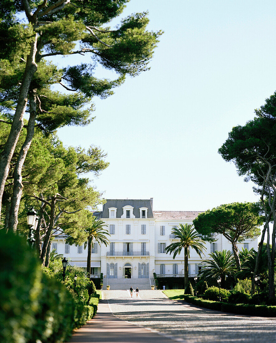 Driveway to the Hotel, Antibes Cedex, Cote d'Azur, France, Europe