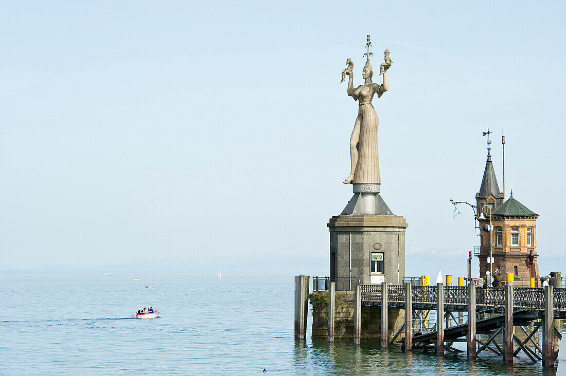 Imperia statue, Konstanz, Lake Constance, Baden-Wuerttemberg, Germany, Europe