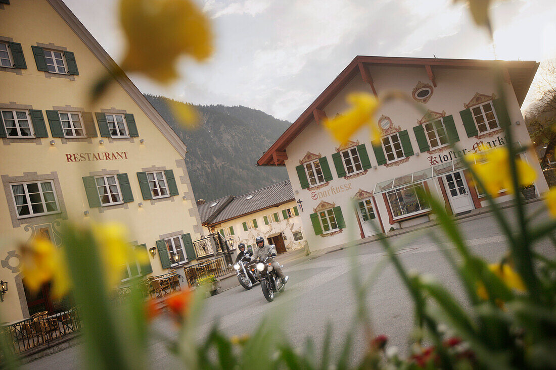 Motorbike tours around Garmisch, Ettal, Upper Bavaria, Bavaria, Germany