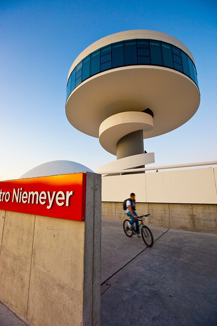 Oscar Niemeyer Cultural Center, Aviles, Asturias, Spain.