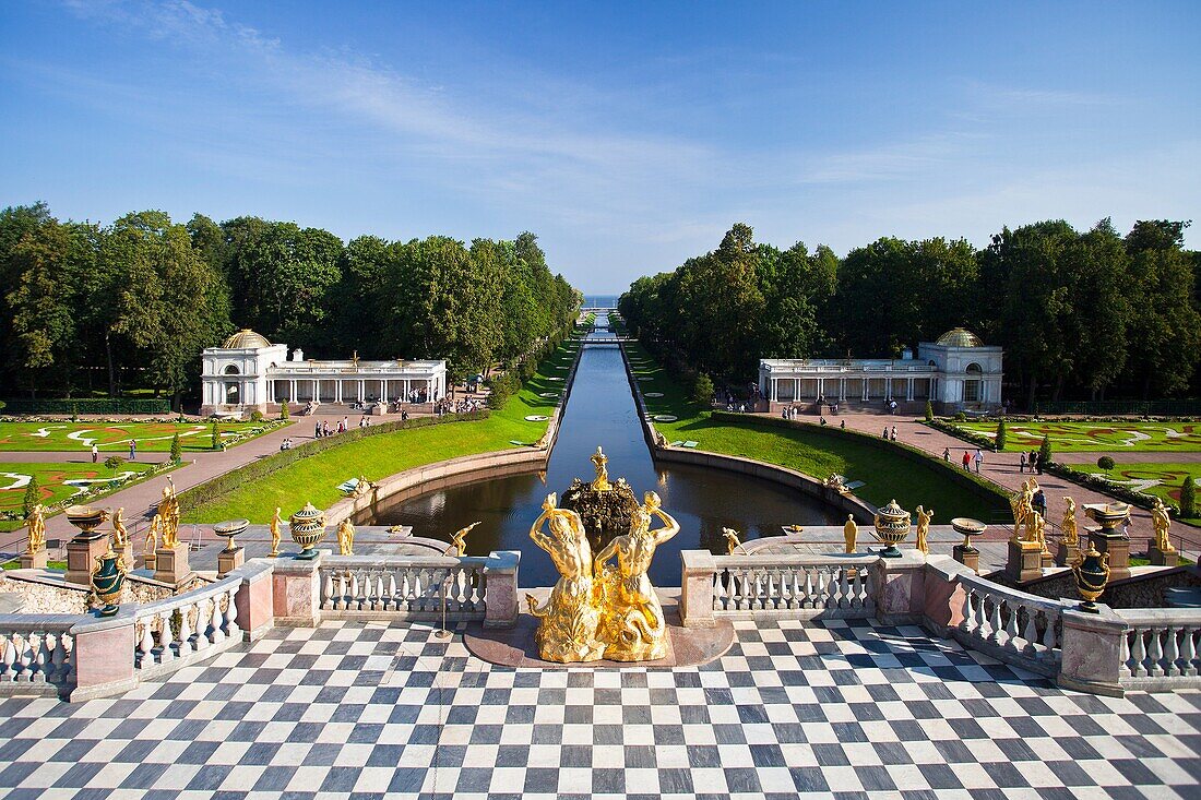 Rusia , San Petersburg City, Peterhof Palace Summer Palace W H.