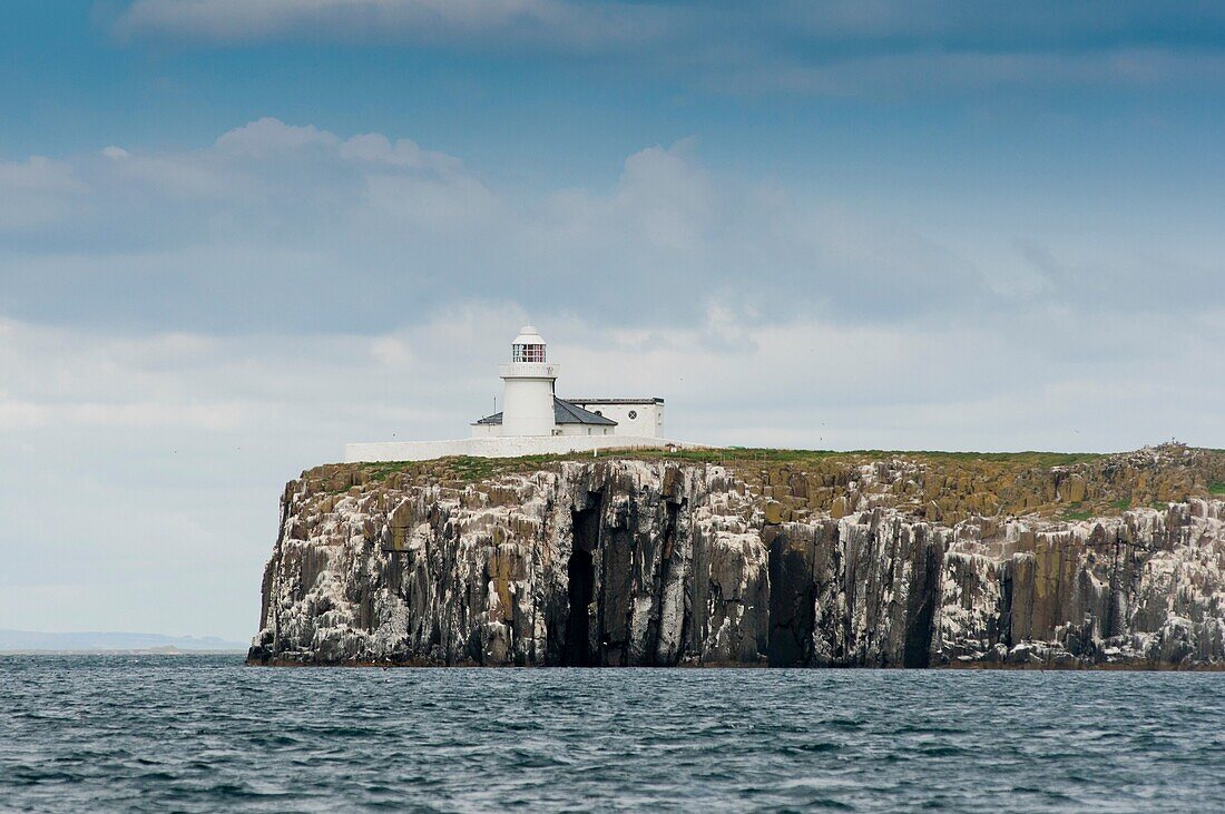 Farne Island lighthouse in Northumberland, England