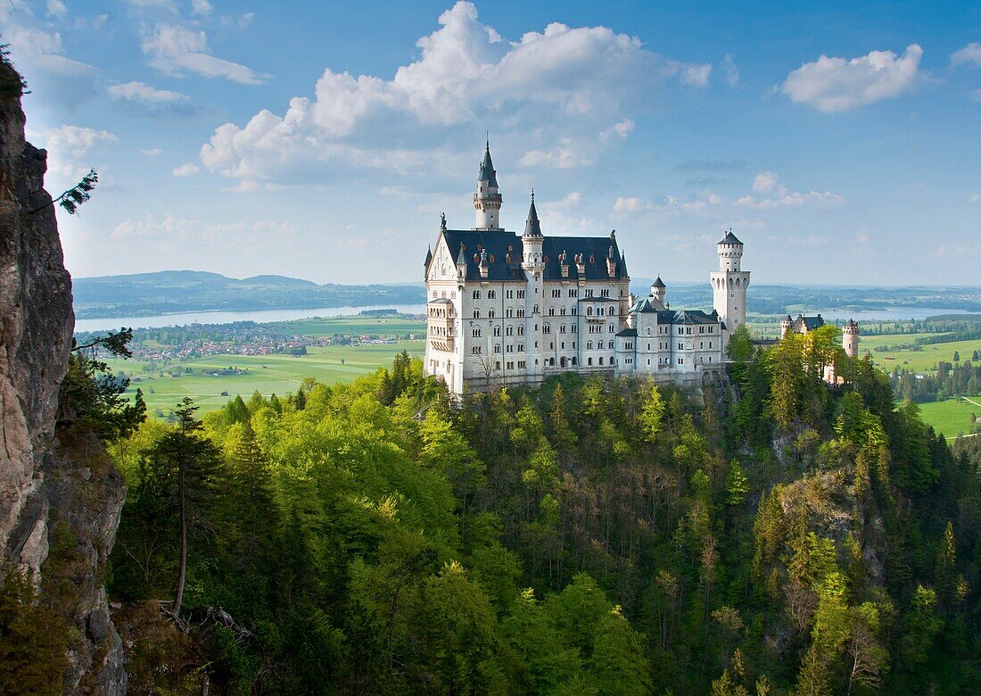 Neuschwanstein Castle in Bavaria, Germany