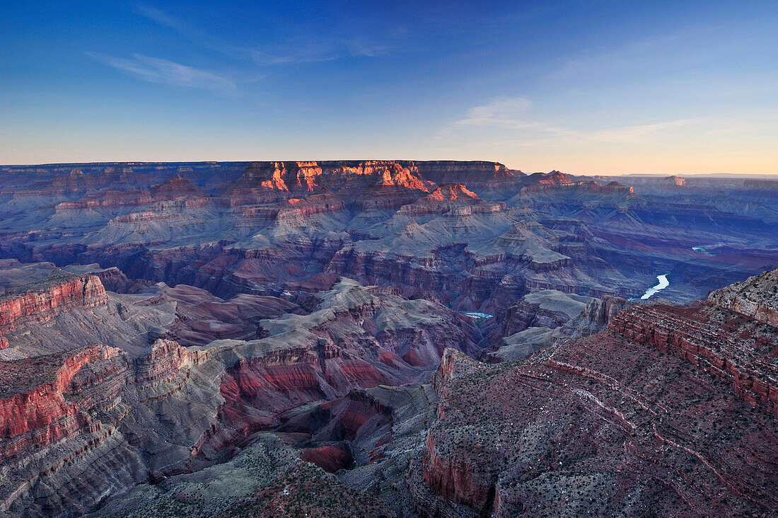 Blick auf den Grand Canyon, Moran Point, Grand Canyon Nationalpark, UNESCO Weltnaturerbe Grand Canyon, Arizona, Südwesten, USA, Amerika