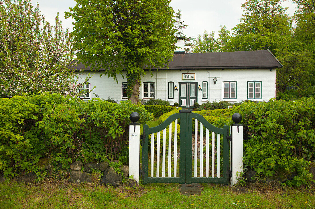 House entrance, Sieseby, Baltic Sea, Schleswig-Holstein, Germany, Europe