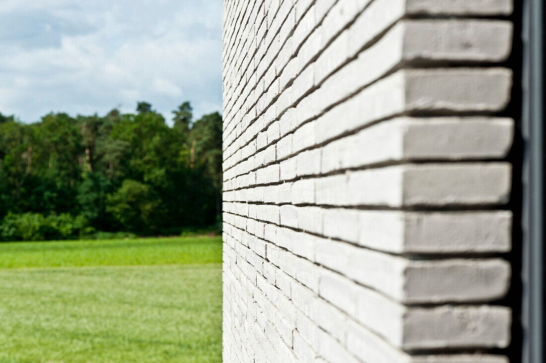 Ausschnitt einer Hausfassade, Neuenkirchen, Nordrhein-Westfalen, Deutschland