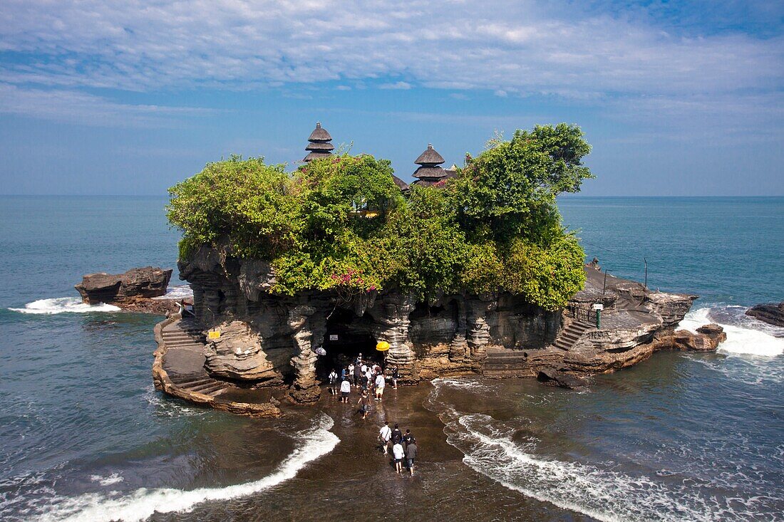 Indonesia-Bali  Island-Tanah Lot Sea Temple