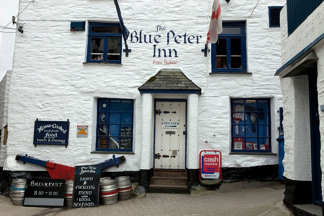 U.K,Cornwall,Polperro, The Blue Peter Inn, Free house