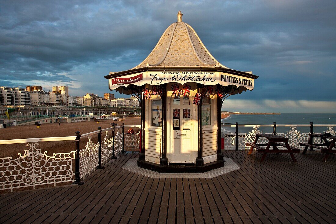 Artists Shop, Brighton Pier, Sussex, England