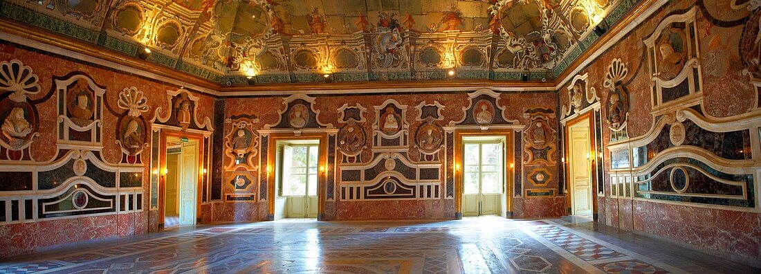 Ballroom of mirrors of the Baroque Villa Palagonia - Baghera Sicily