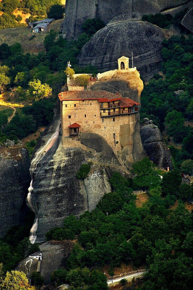 Greek Orthodox Monastery of St Nicholas Anapafsas, Meteora Mountains, Greece