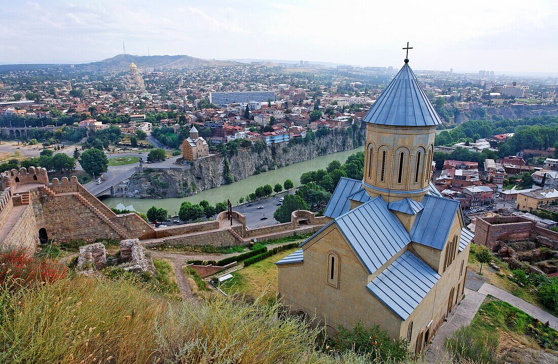 The Church of St Nicolas inside the Narikala Fortress, Tbilisi, Georgia