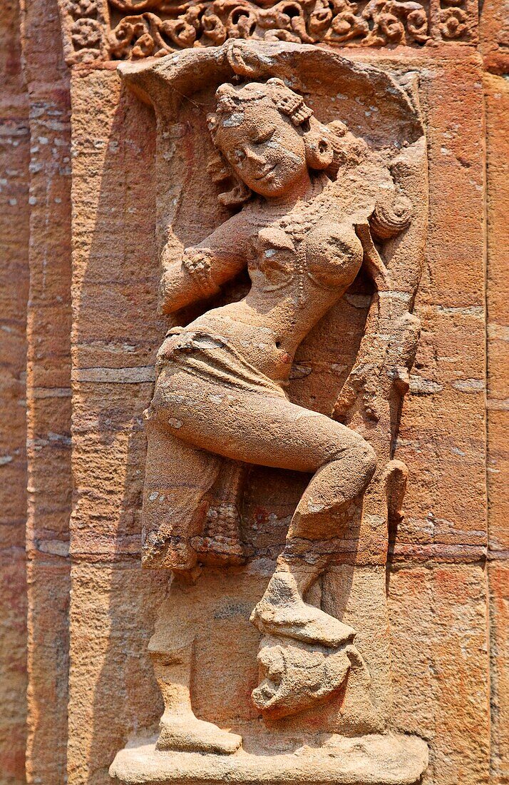 India - Orissa - Bhubaneswar - sculptural detail at the Hindu temple of Muktesvara Mandir