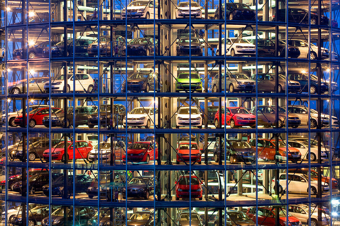 CarTowers, Autostadt, Wolfsburg, Lower Saxony, Germany, Europe