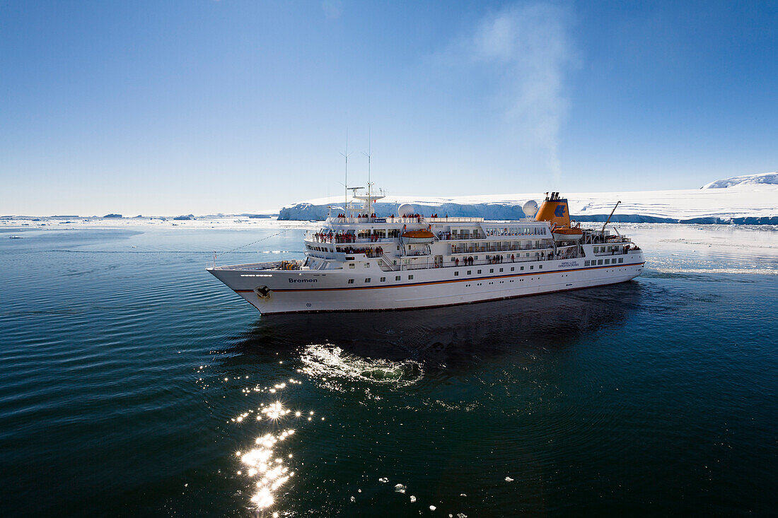 Kreuzfahrtschiff MS Bremen, Prospect Point, Antarktische Halbinsel, Antarktis