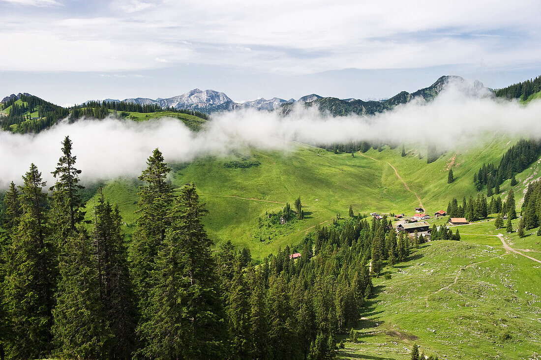 Obere Firstalm, mountain inn near Spitzingsee, Schliersee, Upper Bavaria, Bavaria, Germany