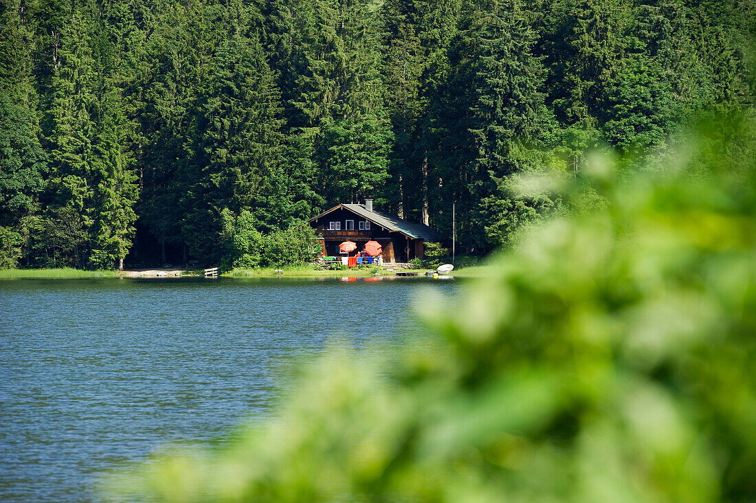 Holiday home at lake Spitzingsee near Schliersee, Upper Bavaria, Bavaria, Germany