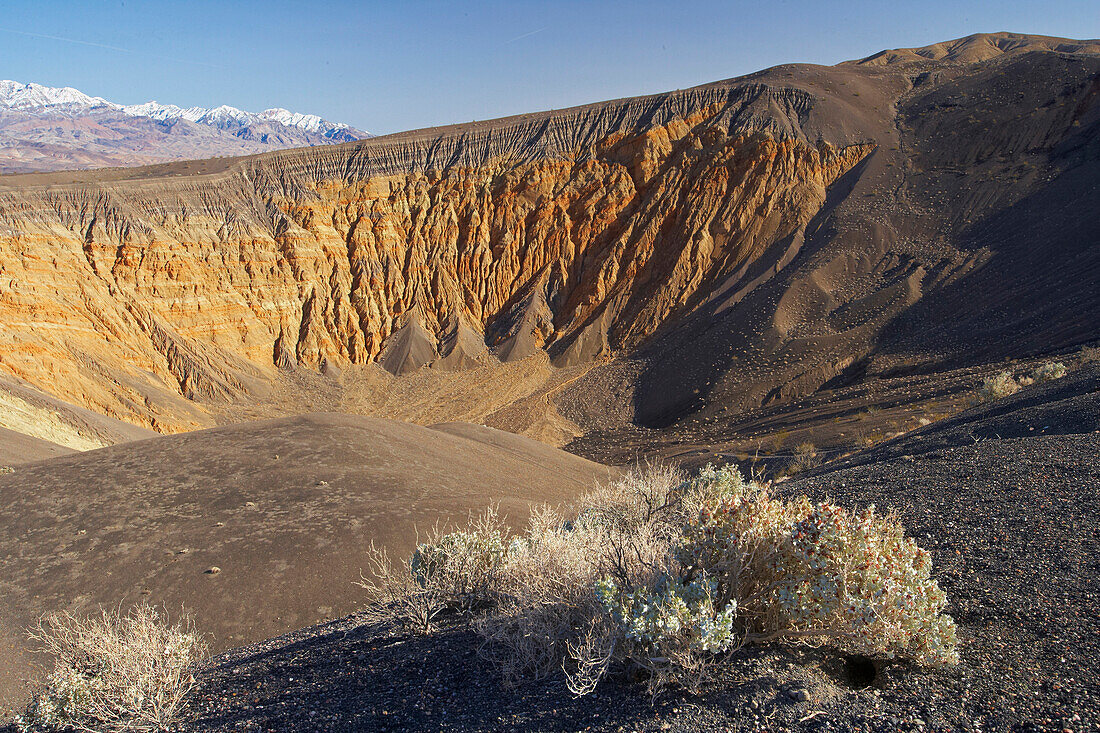 Ubehebe Crater at Death Valley, Death Valley National Park, California, USA, America