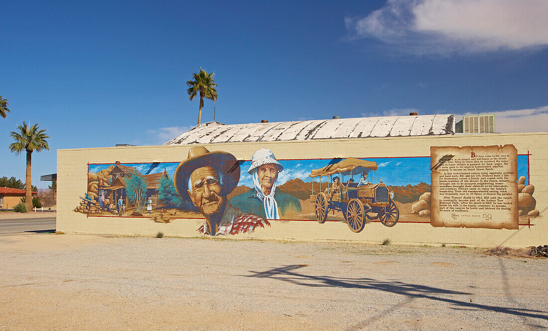 Murals at Twentynine Palms, Joshua Tree National Park, Mojave Desert, California, USA, America