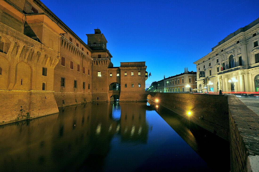 Castello Estense, Ferrara, Emilia Romagna, Italien