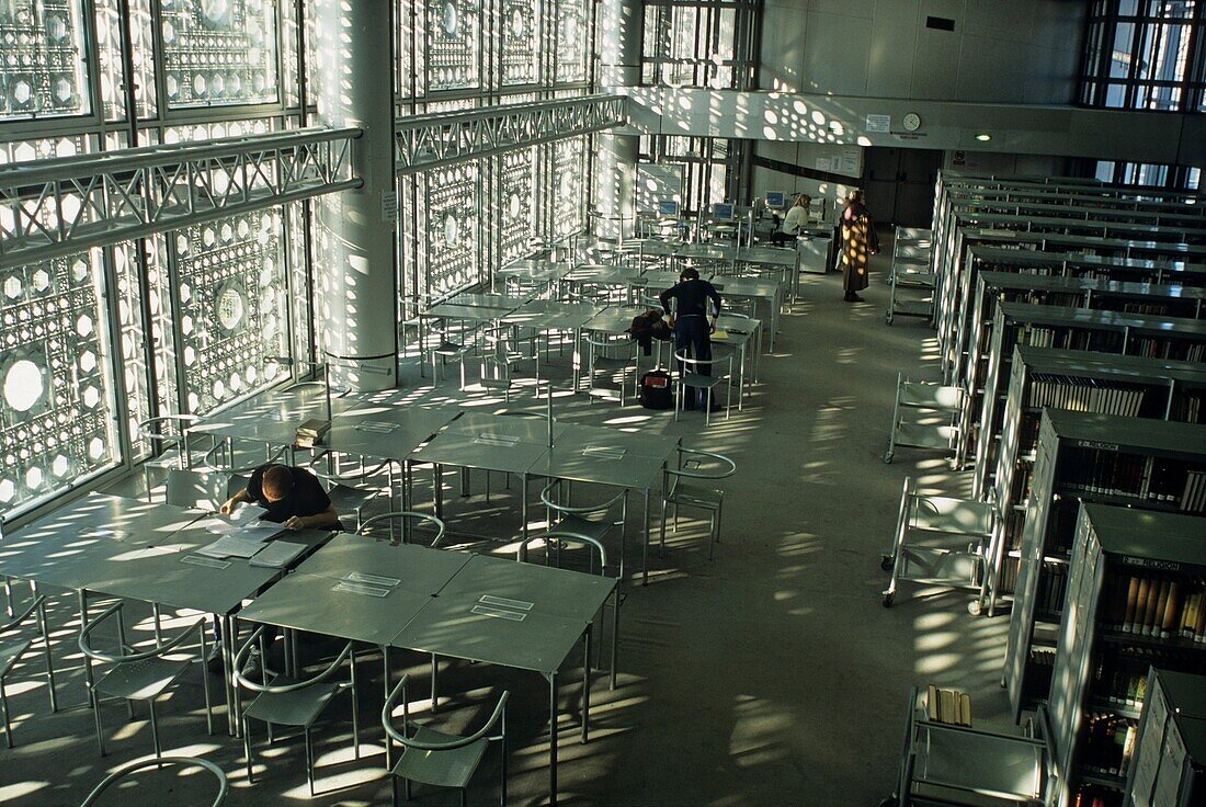 IMA, Institut du monde arabe, Architekt: Jean Nouvel, Paris, 5e Arrondissement