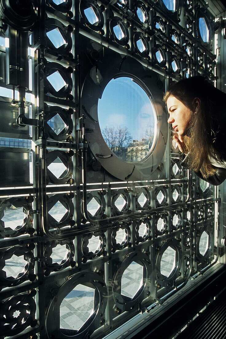 IMA, Institut du monde arabe, Architekt: Jean Nouvel, Paris, 5e Arrondissement