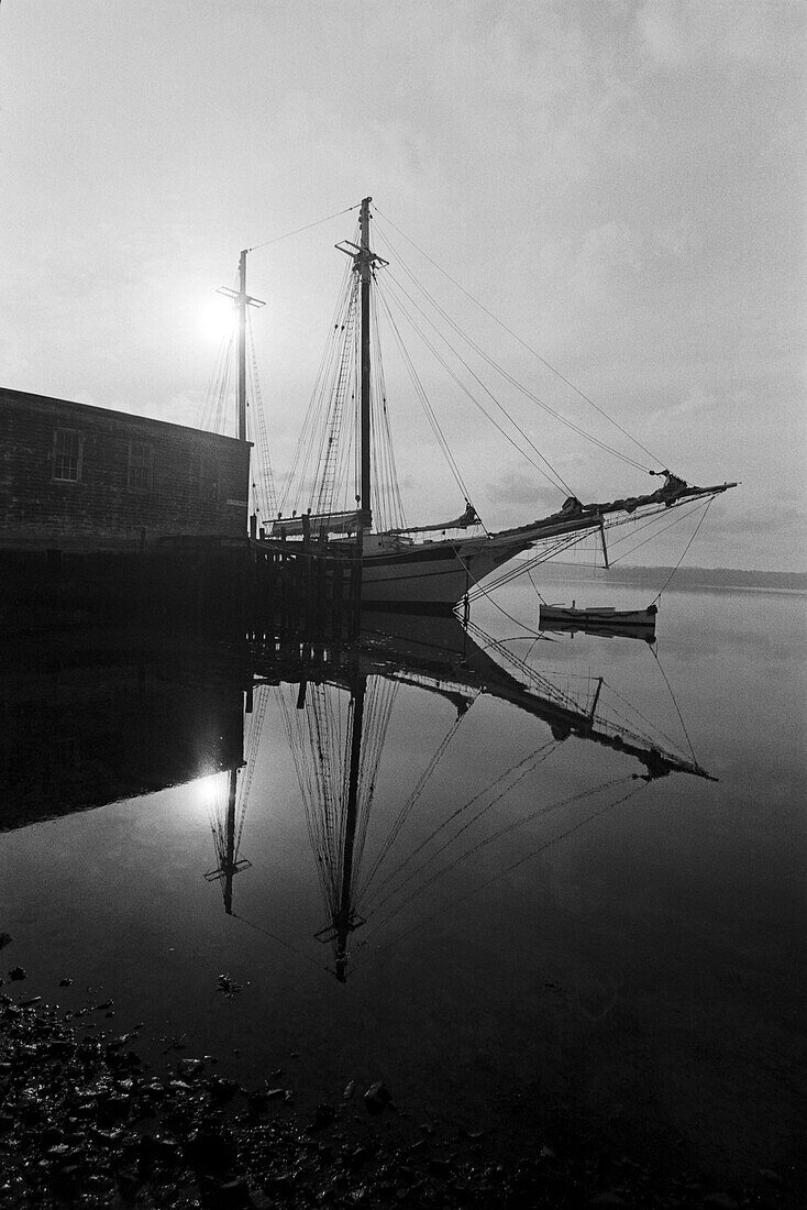 Docked Sailboat