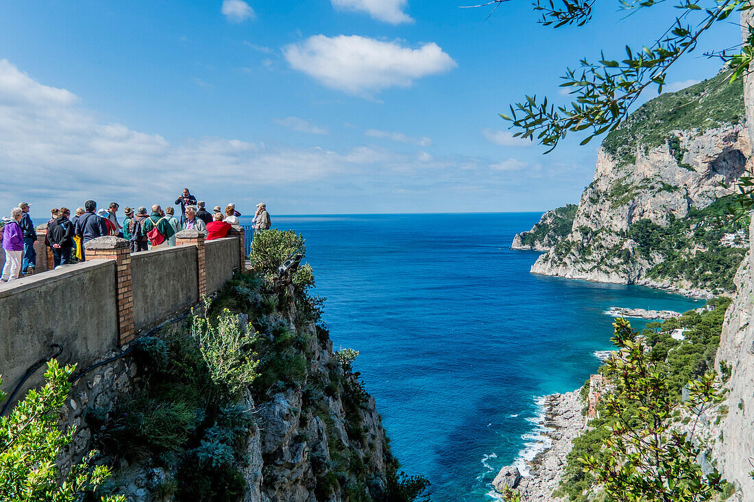 Via krupp, Capri city, Capri, Campania, Italy